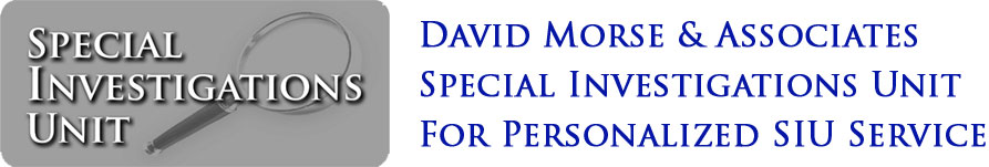 Special Investigation Unit Workers Comp Investigation